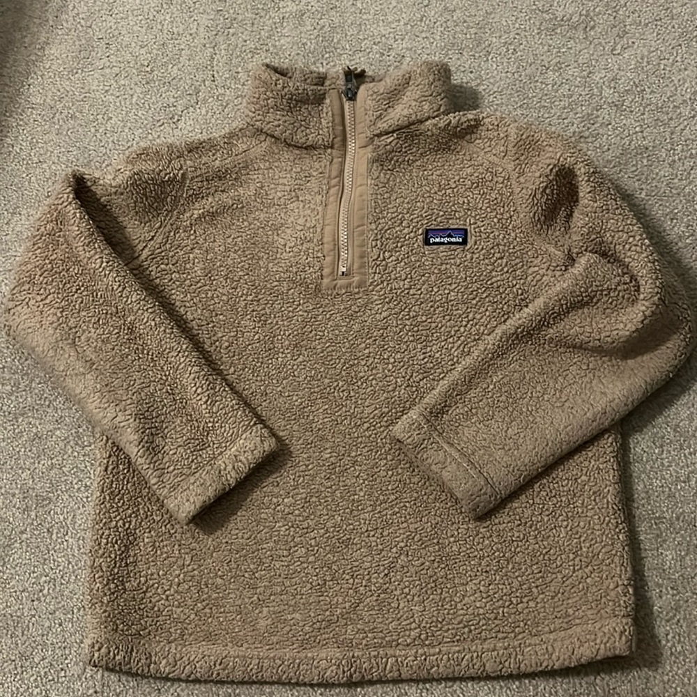 Patagonia 1/4 Zip Pullover Sweater Los Gatos Kids Size 10